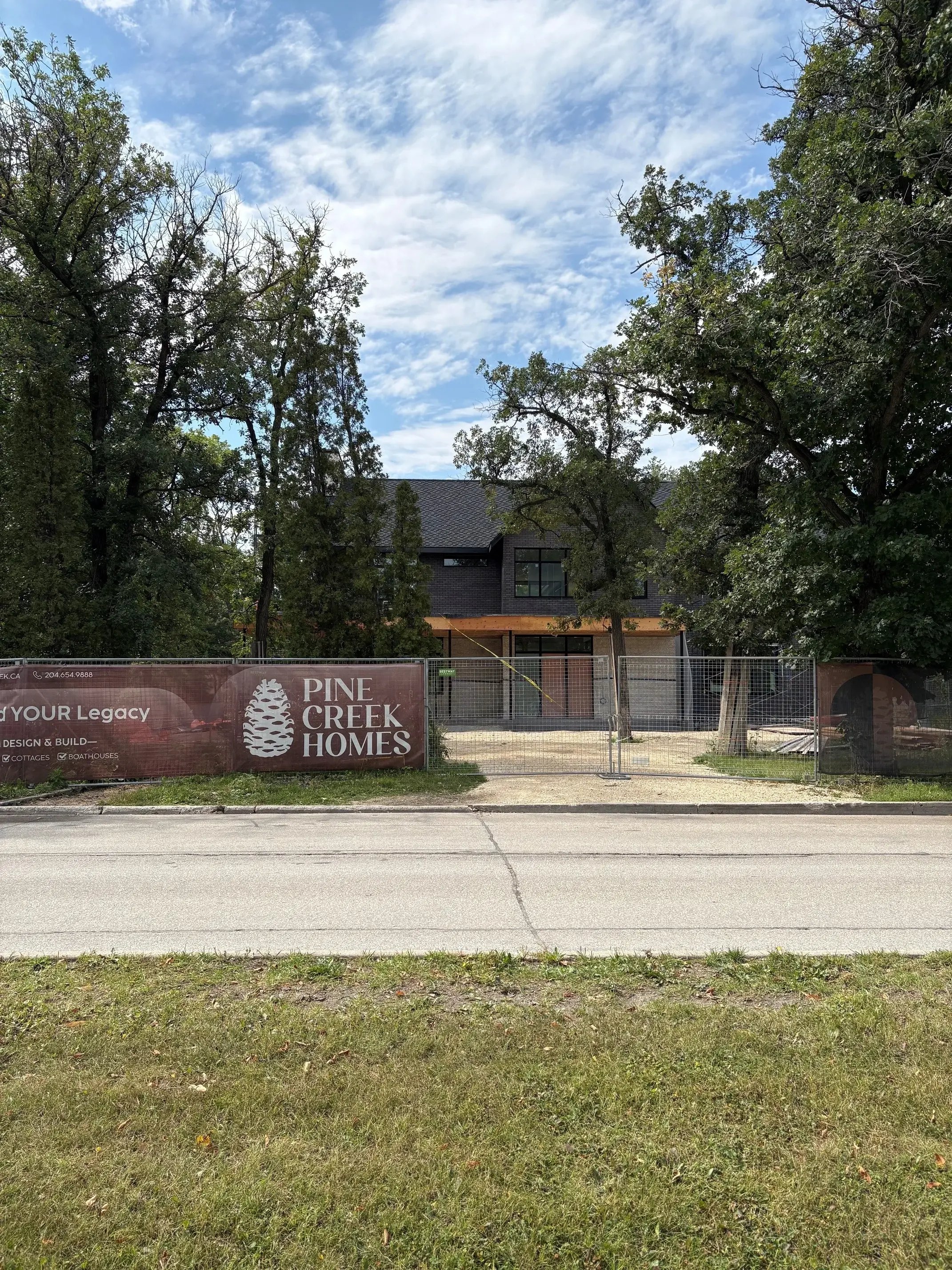 Pine Creek Homes build site in Wellington